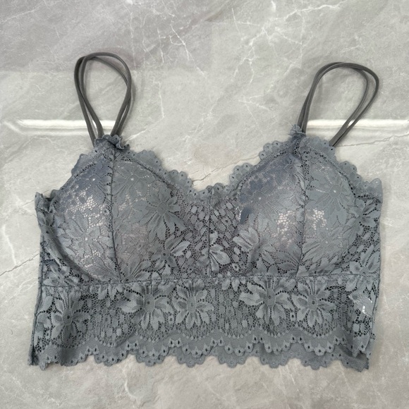 NWOT Women’s Floral Lace Wireless Bralettes With Removable Pads 34D 36C 38A 38B - Picture 5 of 16